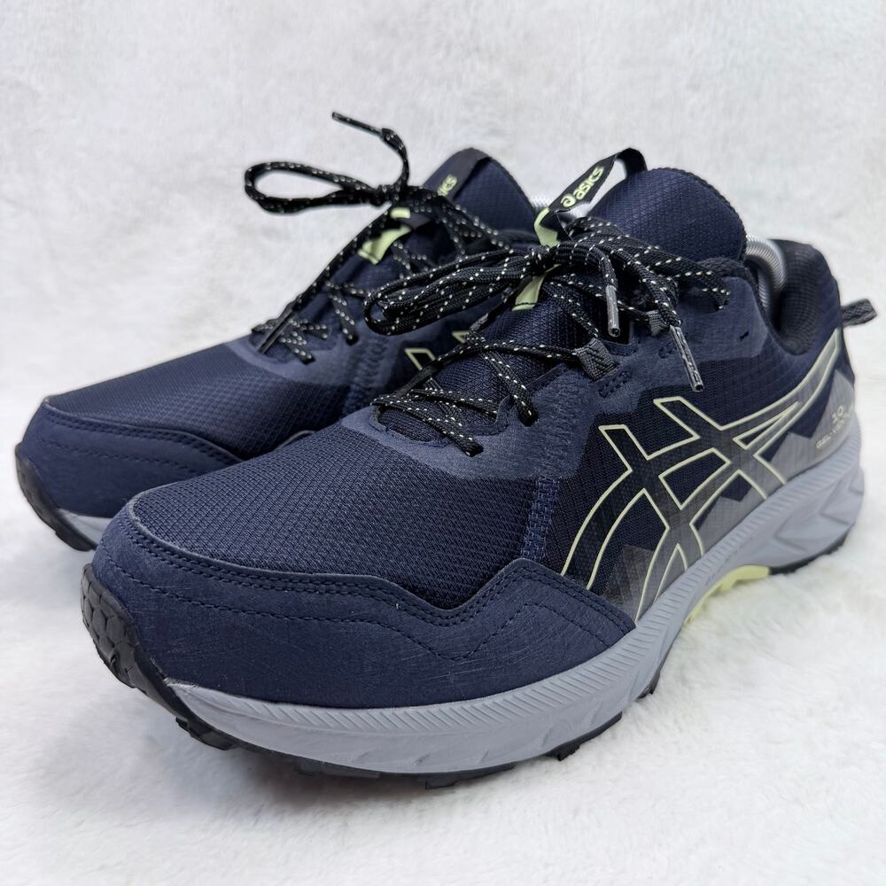 ASICS Gel Venture 10 Mens Trail Running Shoes Navy Size 11.5 1011B967 Shoe - Picture 2 of 10